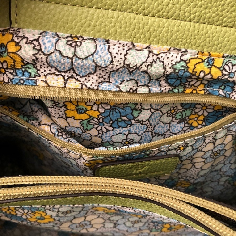 Nenette Lepore Vegan leather Green Tote Purse - Picture 12 of 12